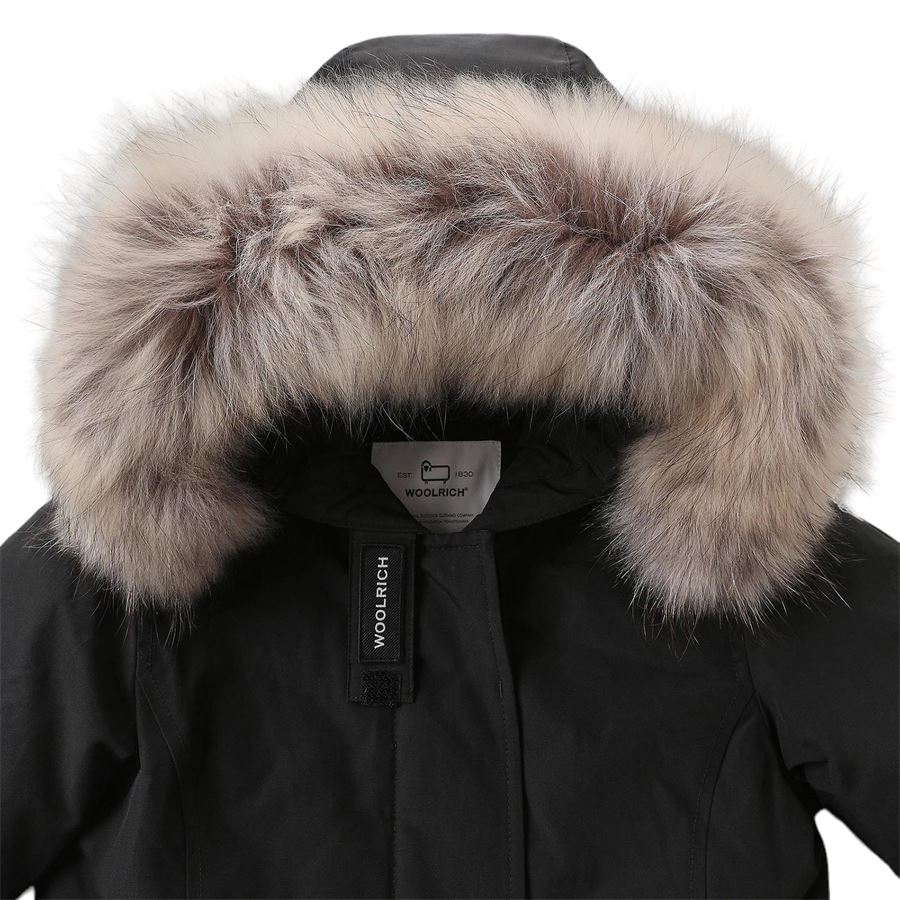 Arctic Parka da bambina con pelliccia removibile Woolrich | CFWKOU0221BLK